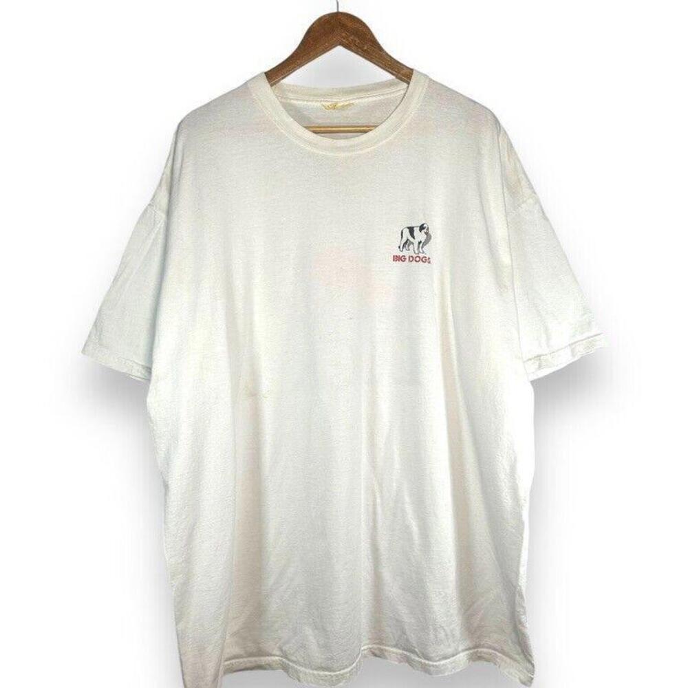 Vintage 2005 Big Dogs Gambling Graphic T-Shirt Size 2XL